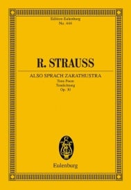 Strauss: Also sprach Zarathustra Opus 30 (Study Score) published by Eulenburg